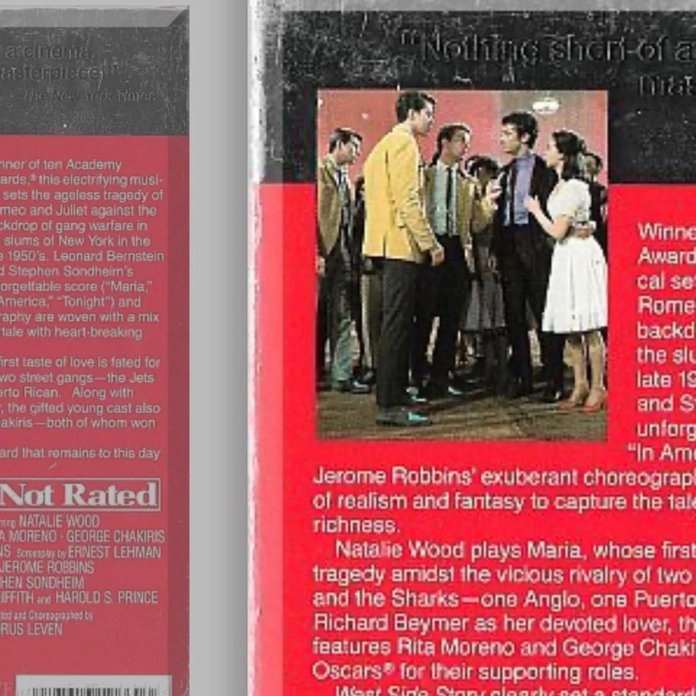 New in plastic VHS - West Side Story (1961) *Rita Moreno / Natalie Wood